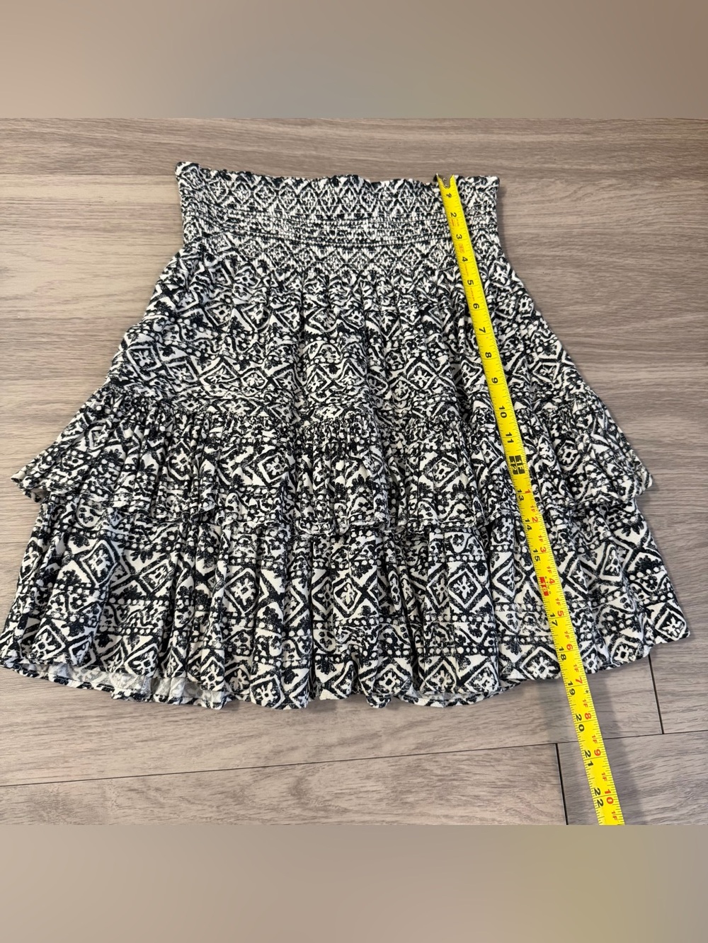Lauren Ralph Lauren Petite Smocked Tiered Mini Skirt | Women’s 0P - Picture 6 of 8